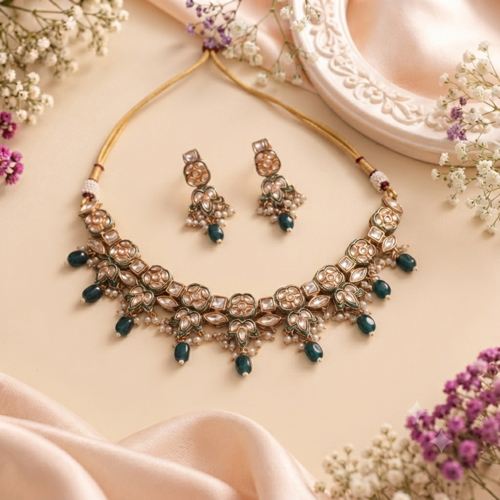 Kundan Meenakari Royale Set