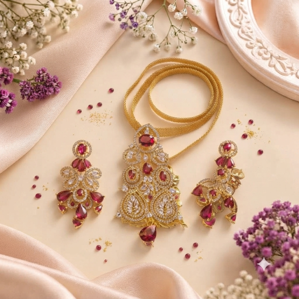 Rajwada Ruby Heritage Set