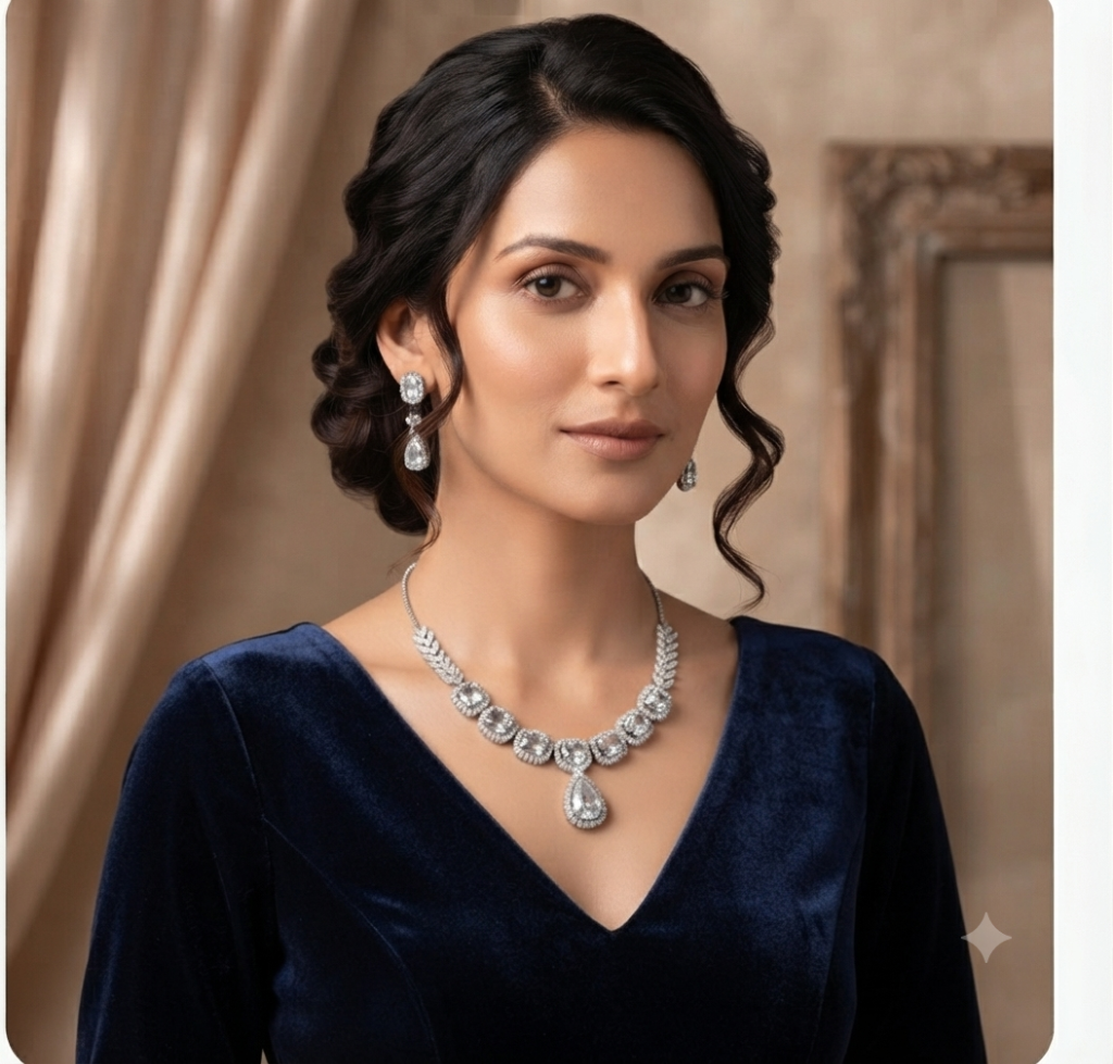 Diamond Whisper Halo Set