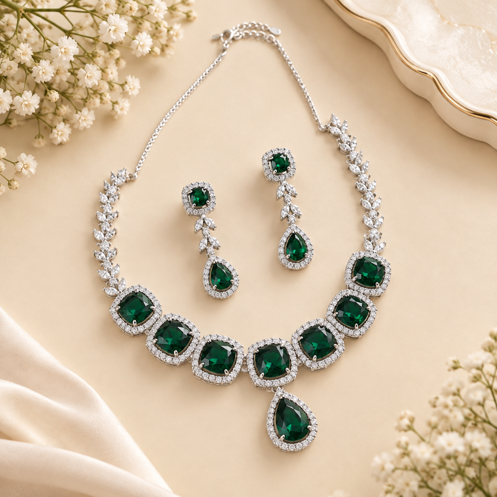 Emerald Cascade Grandeur Set
