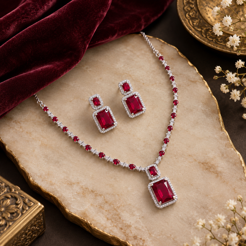 Crimson Royale Ruby Set
